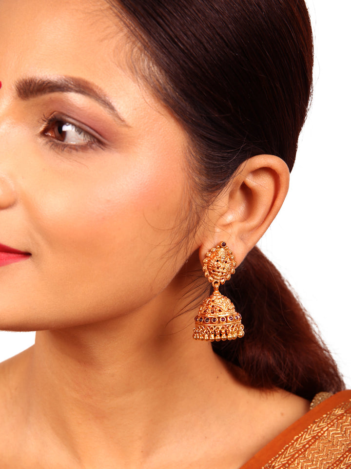 Suprasanna Jhumka - 925 silver gold polish