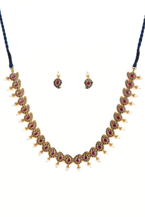 Tajna Necklace - 925 silver gold polish