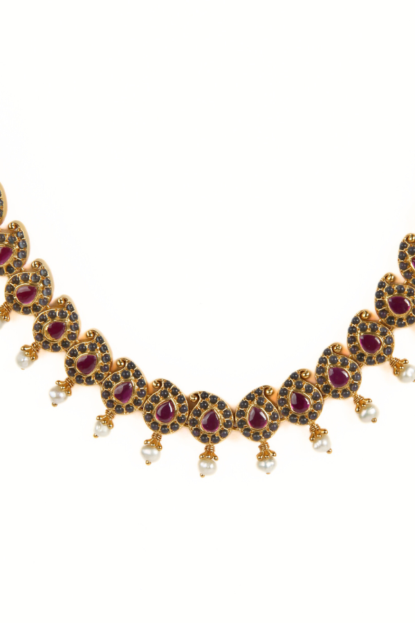 Tajna Necklace - 925 silver gold polish