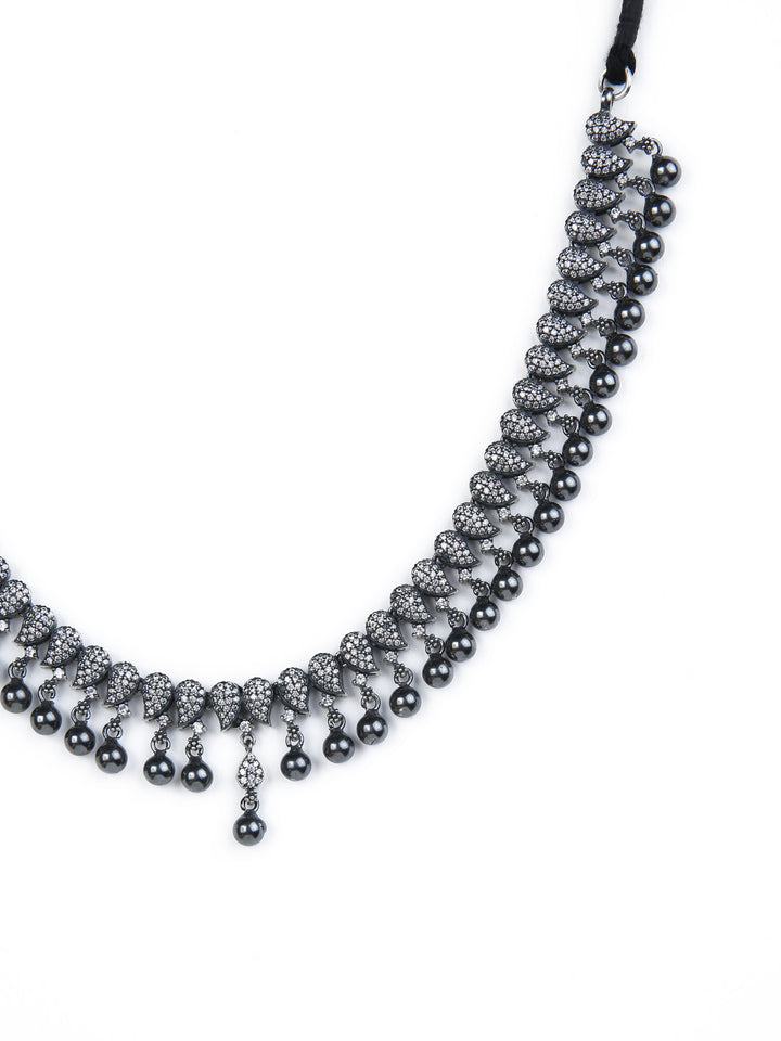 Tara Necklace - 925 oxidized silver