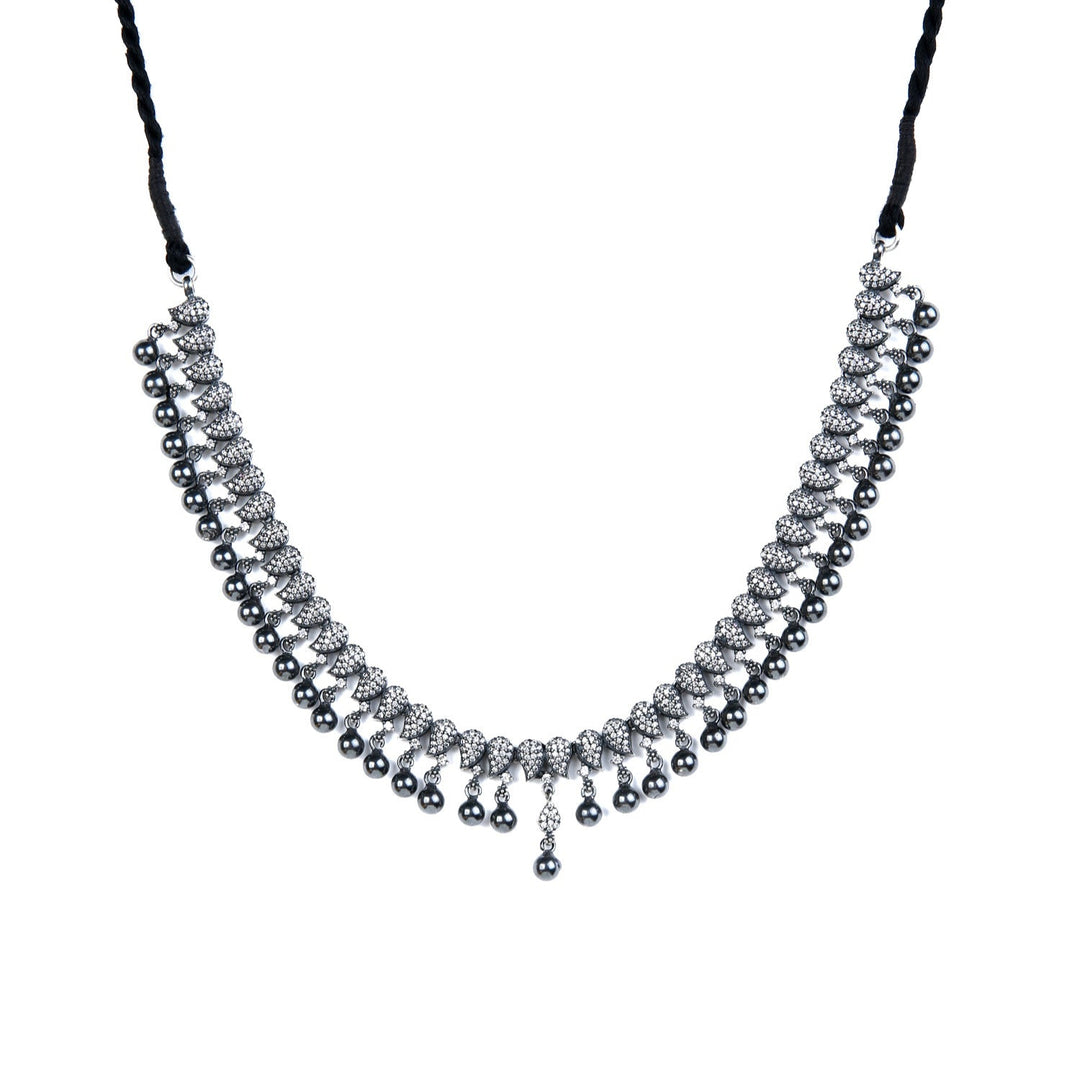 Tara Necklace - 925 oxidized silver