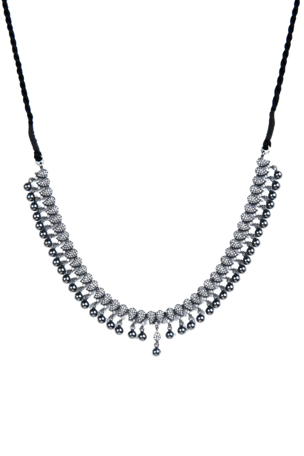 Tara Necklace - 925 oxidized silver