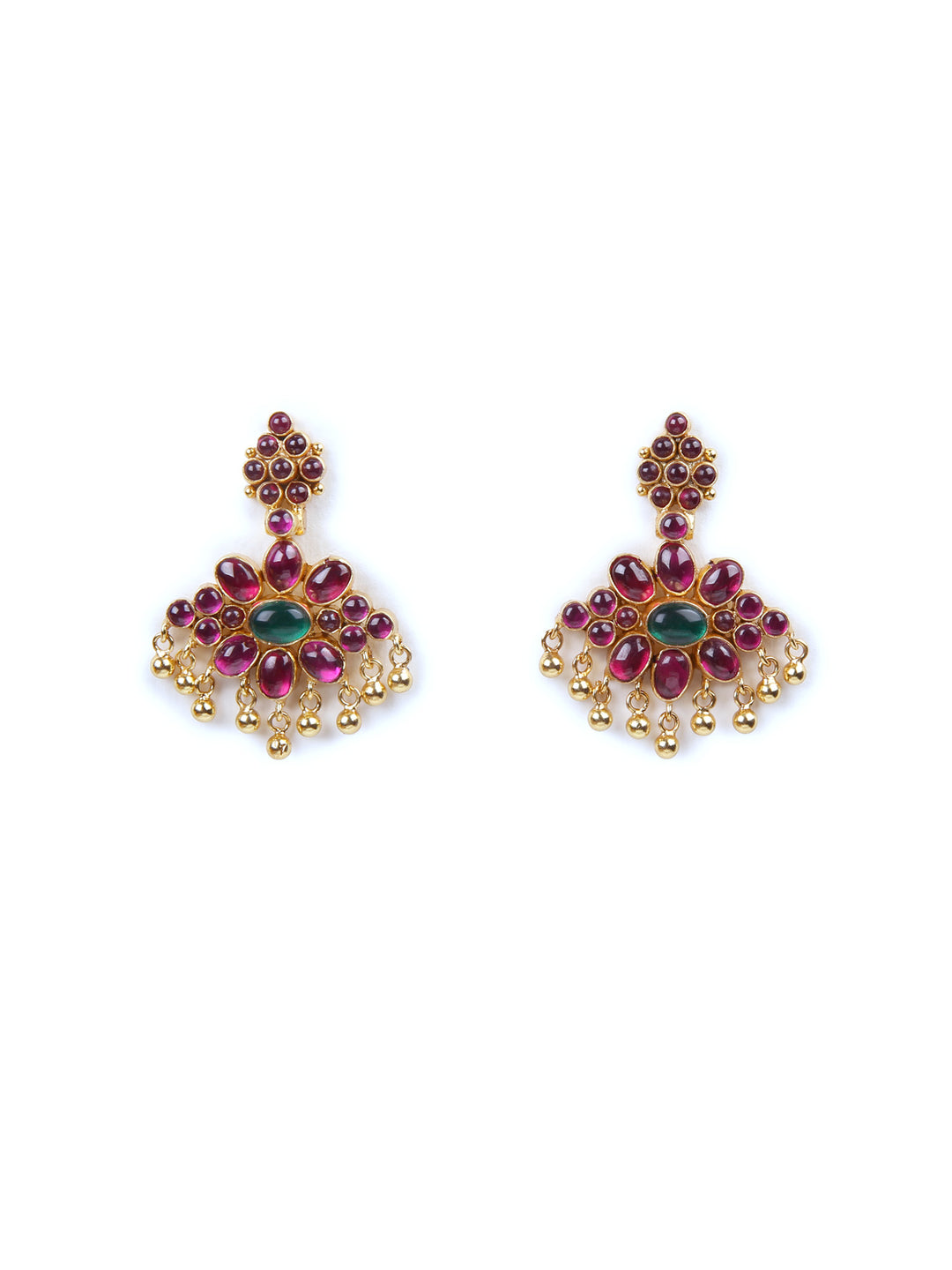 Tashi Earring - 925 silver gold polish
