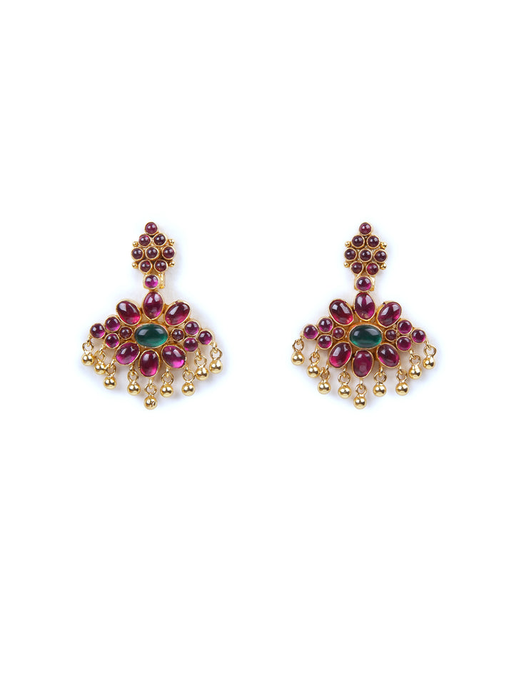 Tashi Earring - 925 silver gold polish