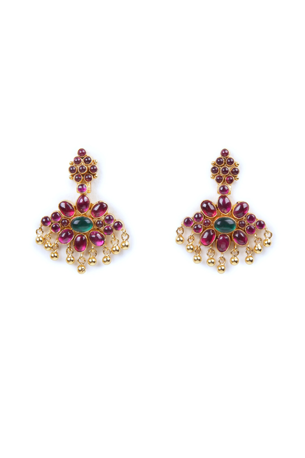 Tashi Earring - 925 silver gold polish
