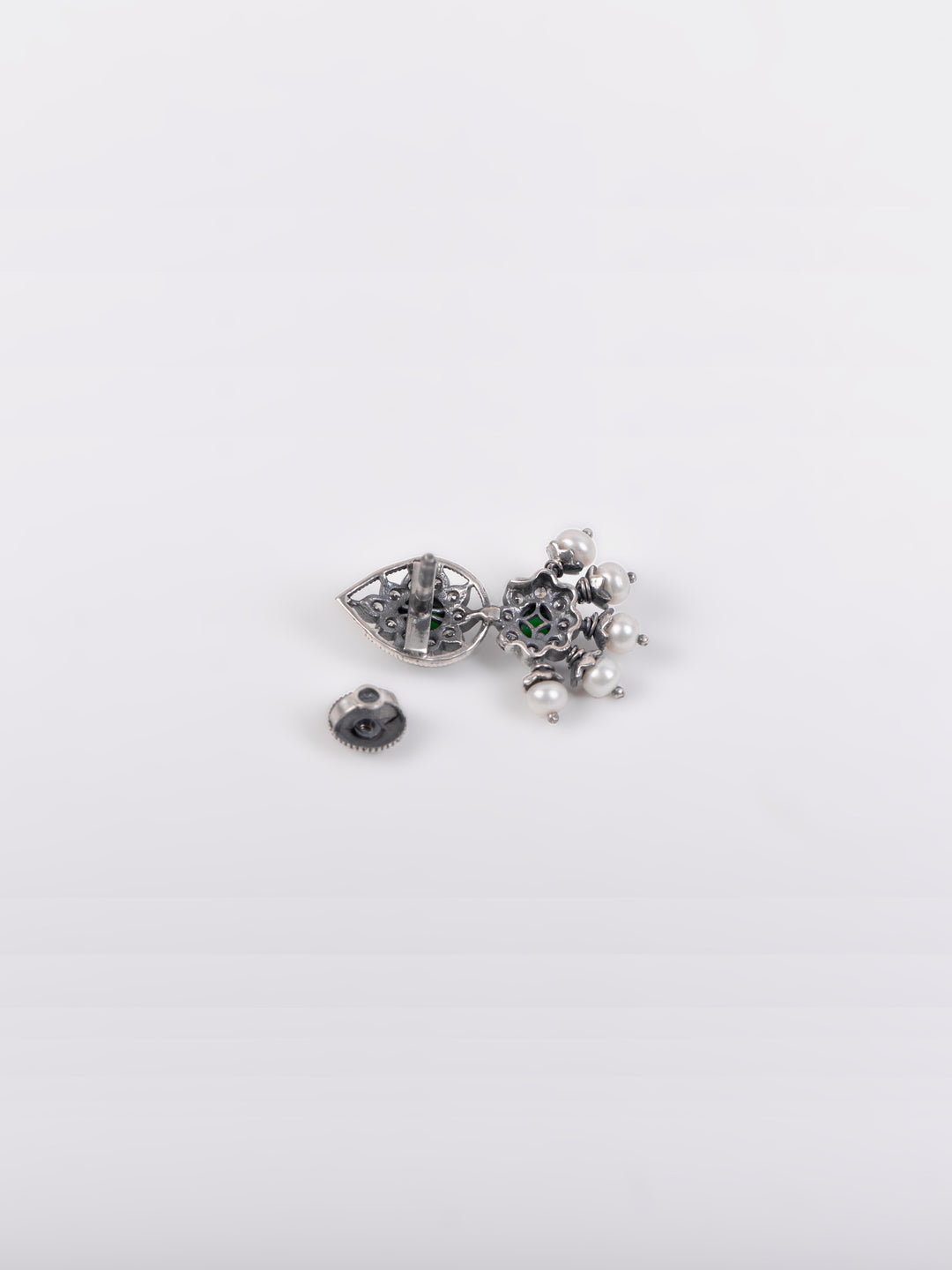 Thogai necklace - 925 oxidized silver