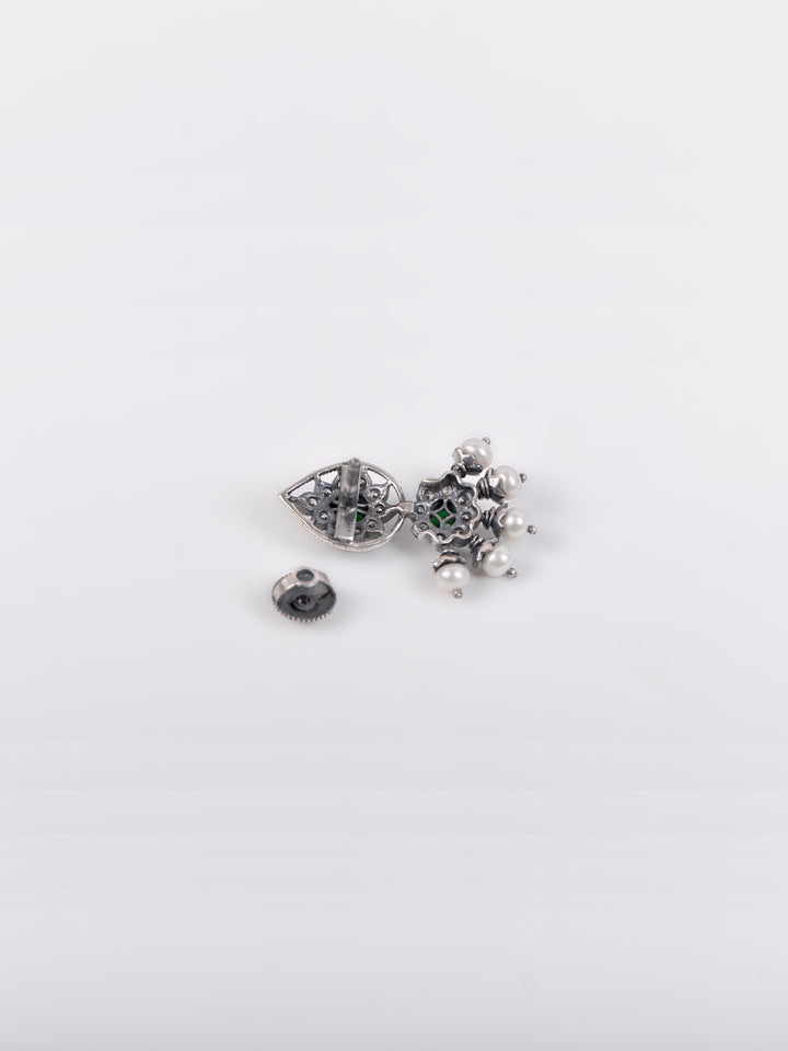 Thogai necklace - 925 oxidized silver