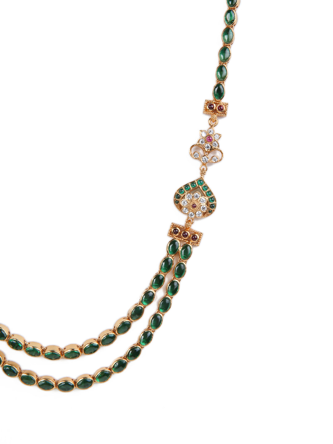 Valli Necklace - 925 silver gold polish