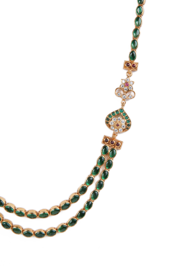 Valli Necklace - 925 silver gold polish