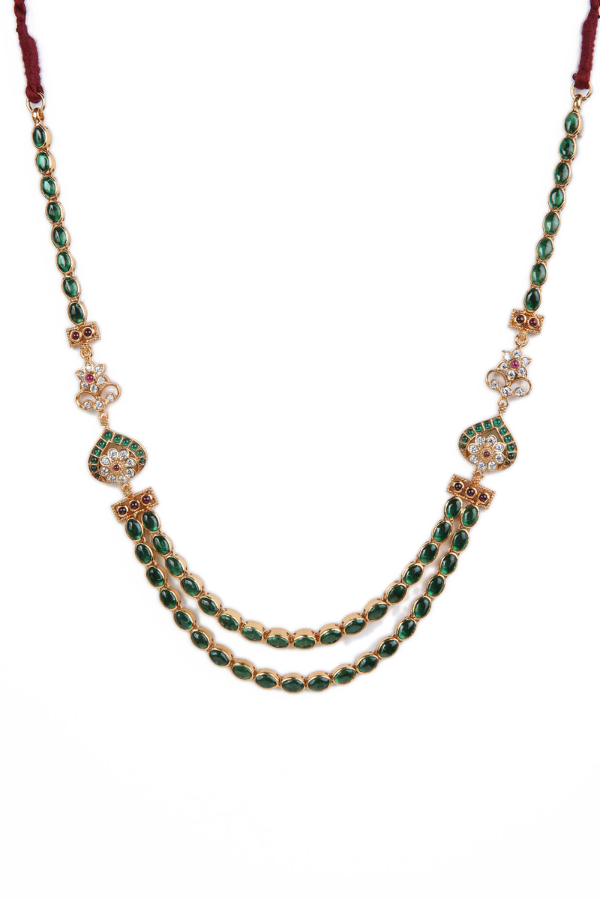 Valli Necklace - 925 silver gold polish