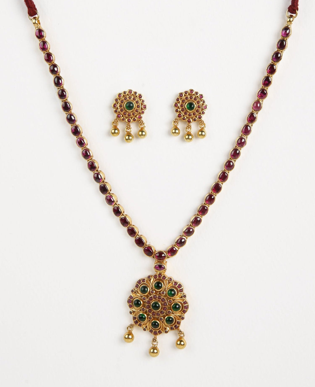 Vikriti Necklace - 925 silver gold polish