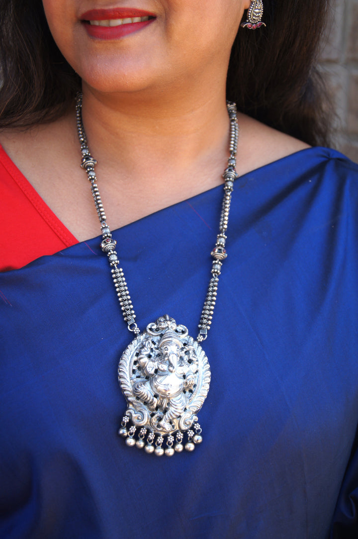 Vira Necklace - 925 oxidized silver