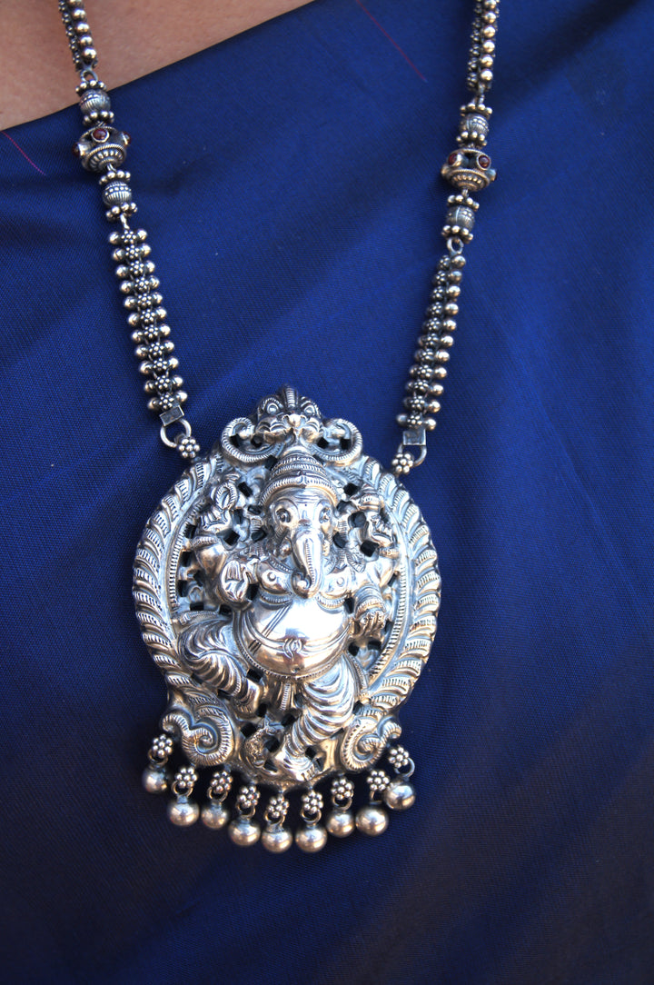 Vira Necklace - 925 oxidized silver