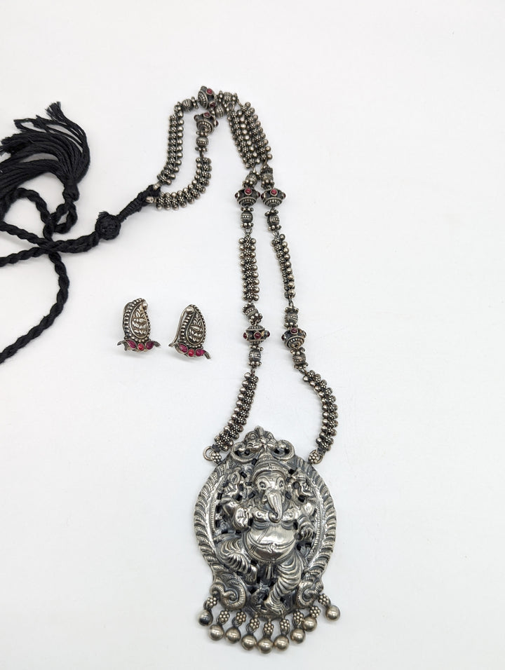 Vira Necklace - 925 oxidized silver