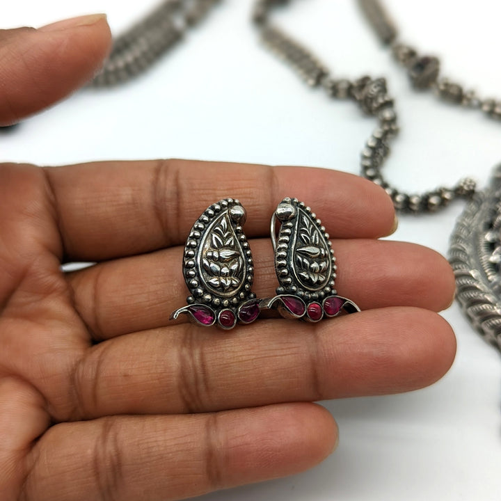 Vira Necklace - 925 oxidized silver