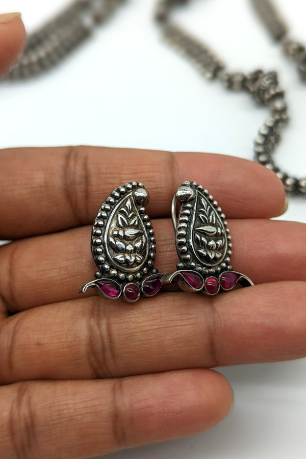 Vira Necklace - 925 oxidized silver