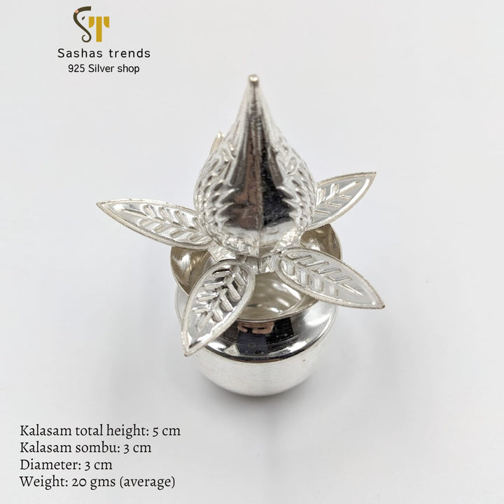 small kalasam / subh kalash/ purna kumbh/ mangal ghat / Silver gifts / Religious Items / Pooja Items