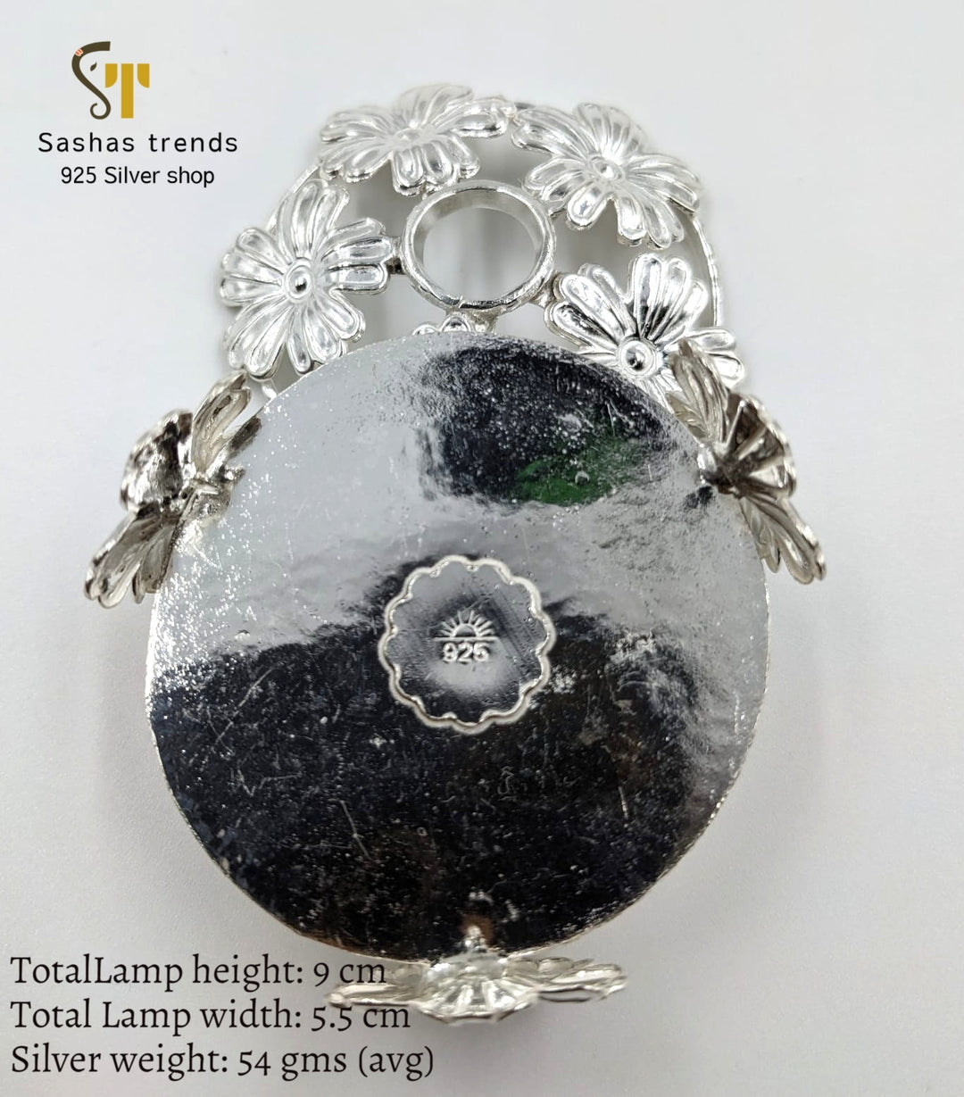 925 silver Akhand lamp