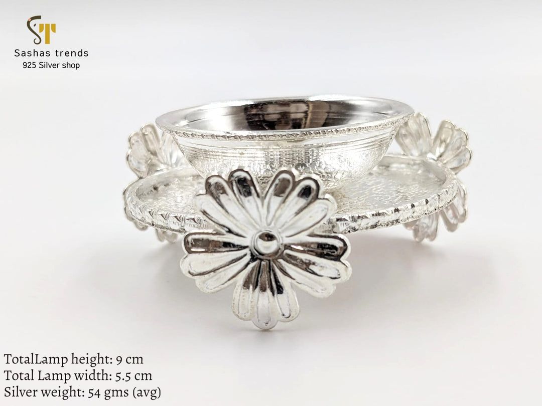 925 silver Akhand lamp