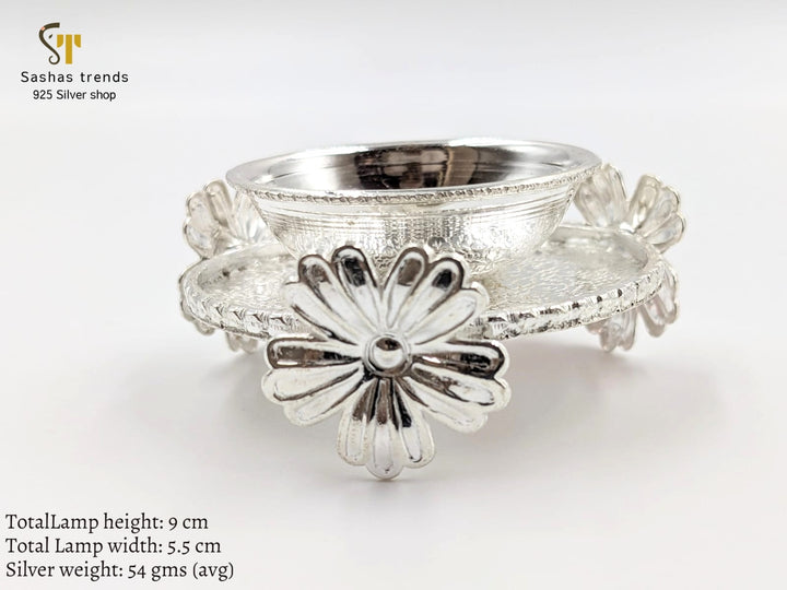 925 silver Akhand lamp