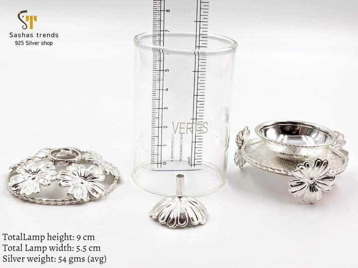 925 silver Akhand lamp