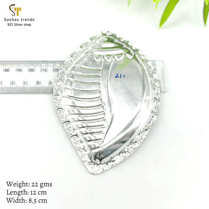 Silver Shank Plate