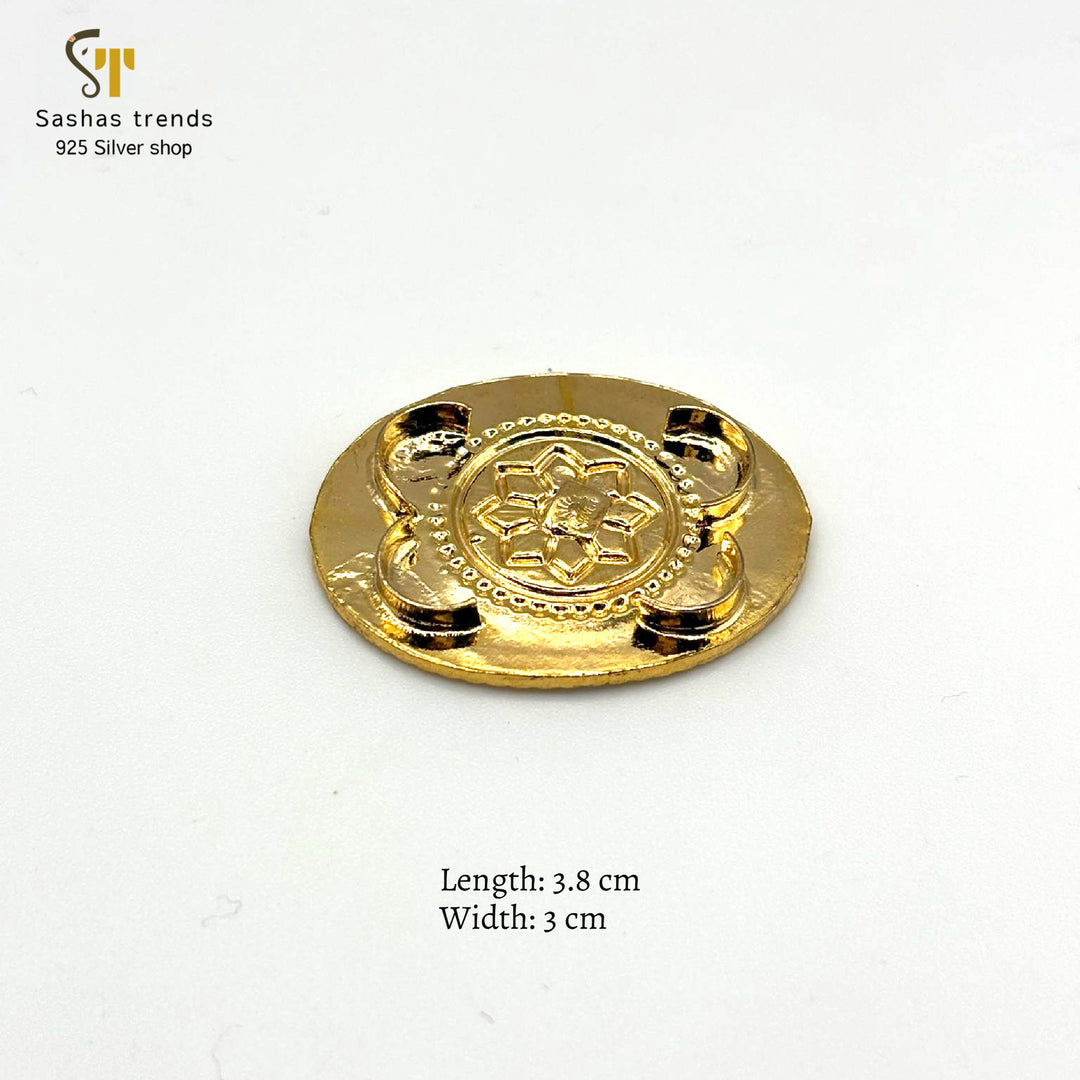 925 Silver dual-tone Bajot / Chowki