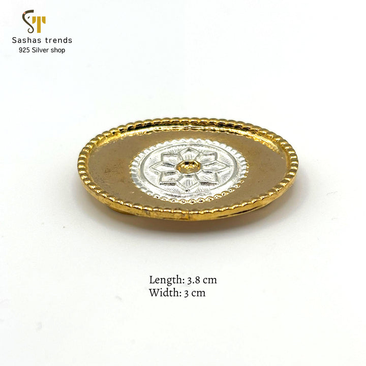925 Silver dual-tone Bajot / Chowki