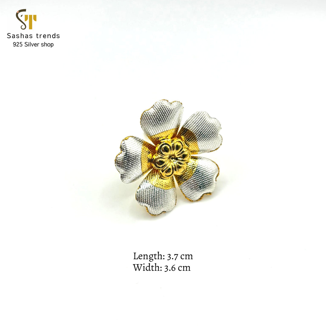 Pushpanjali Puja Silver Flower