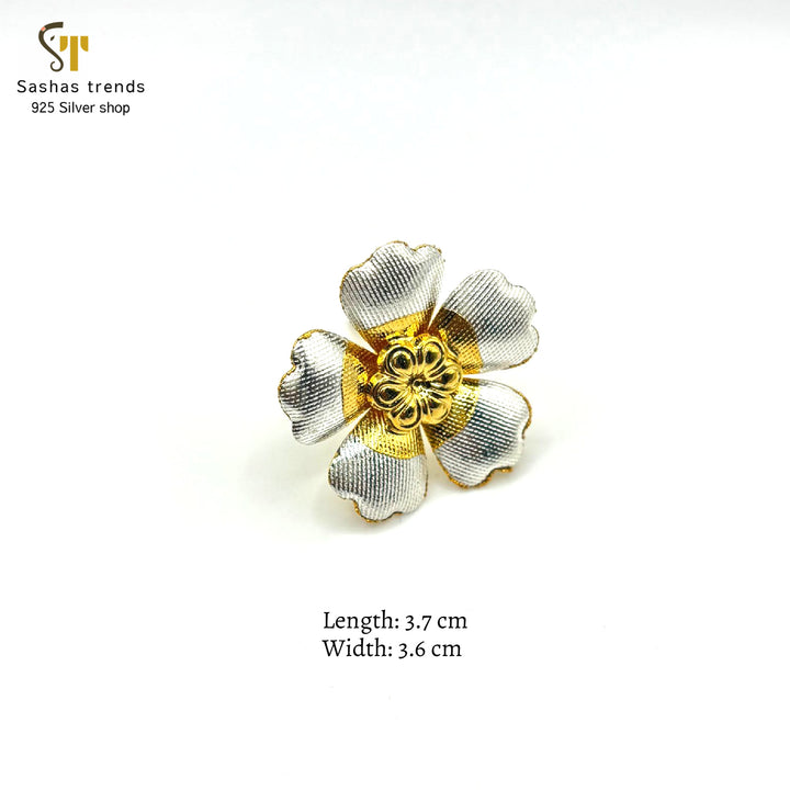 Pushpanjali Puja Silver Flower