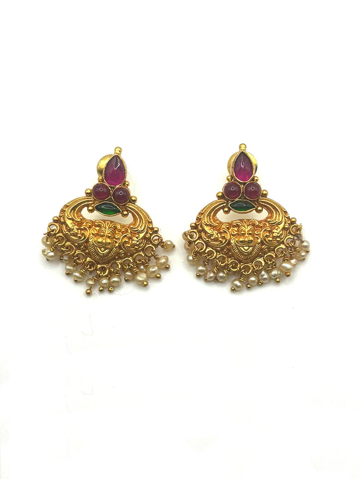 Rama Pattabhishekam Necklace - 925 silver gold polish