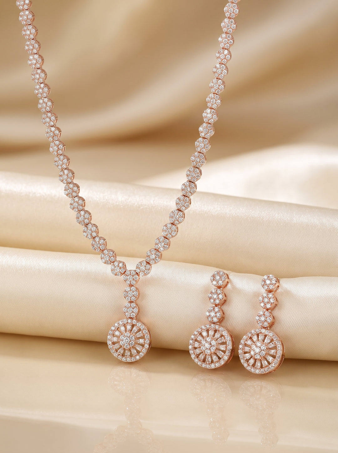 Rose gold silver jewelry