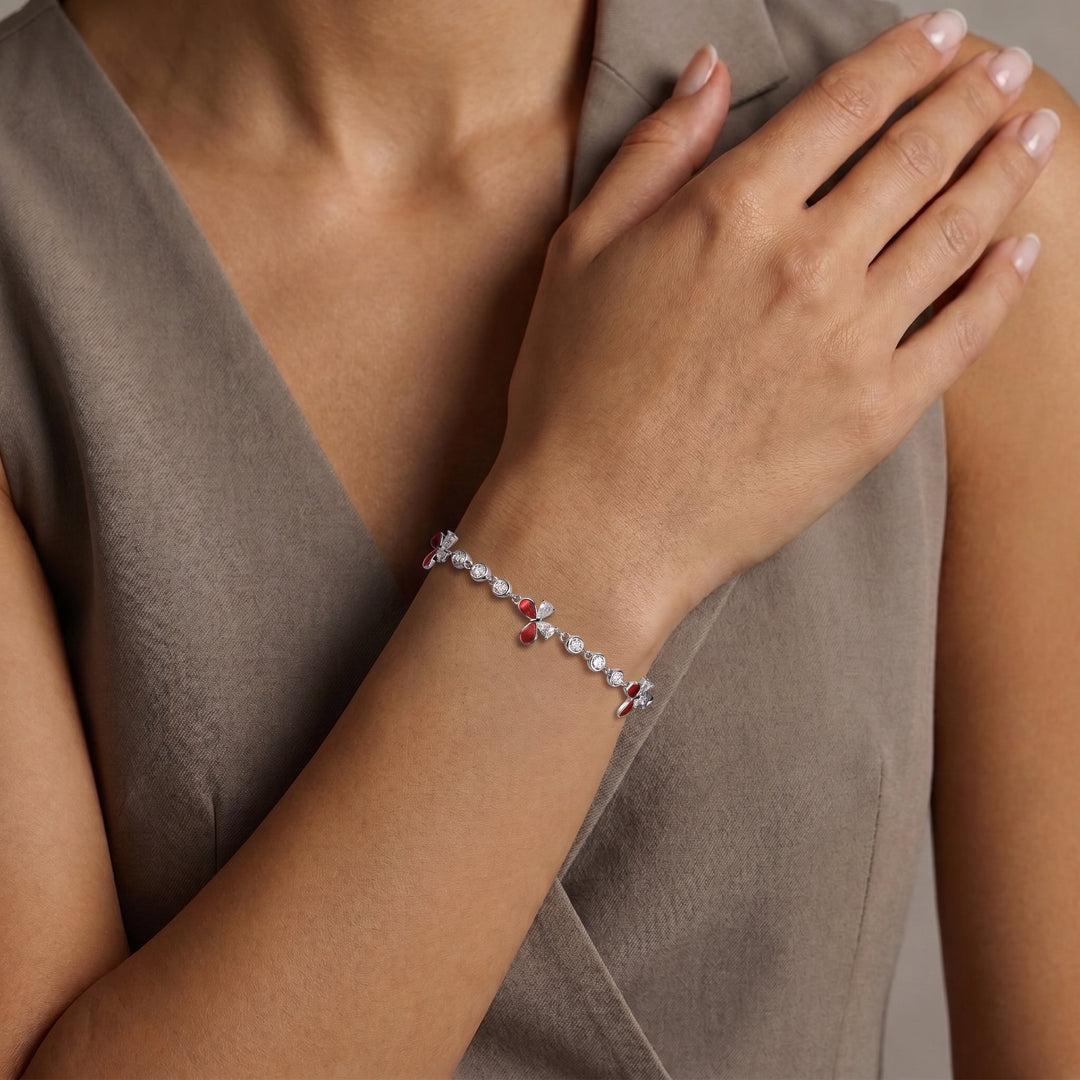Butterfly Silver Bracelet