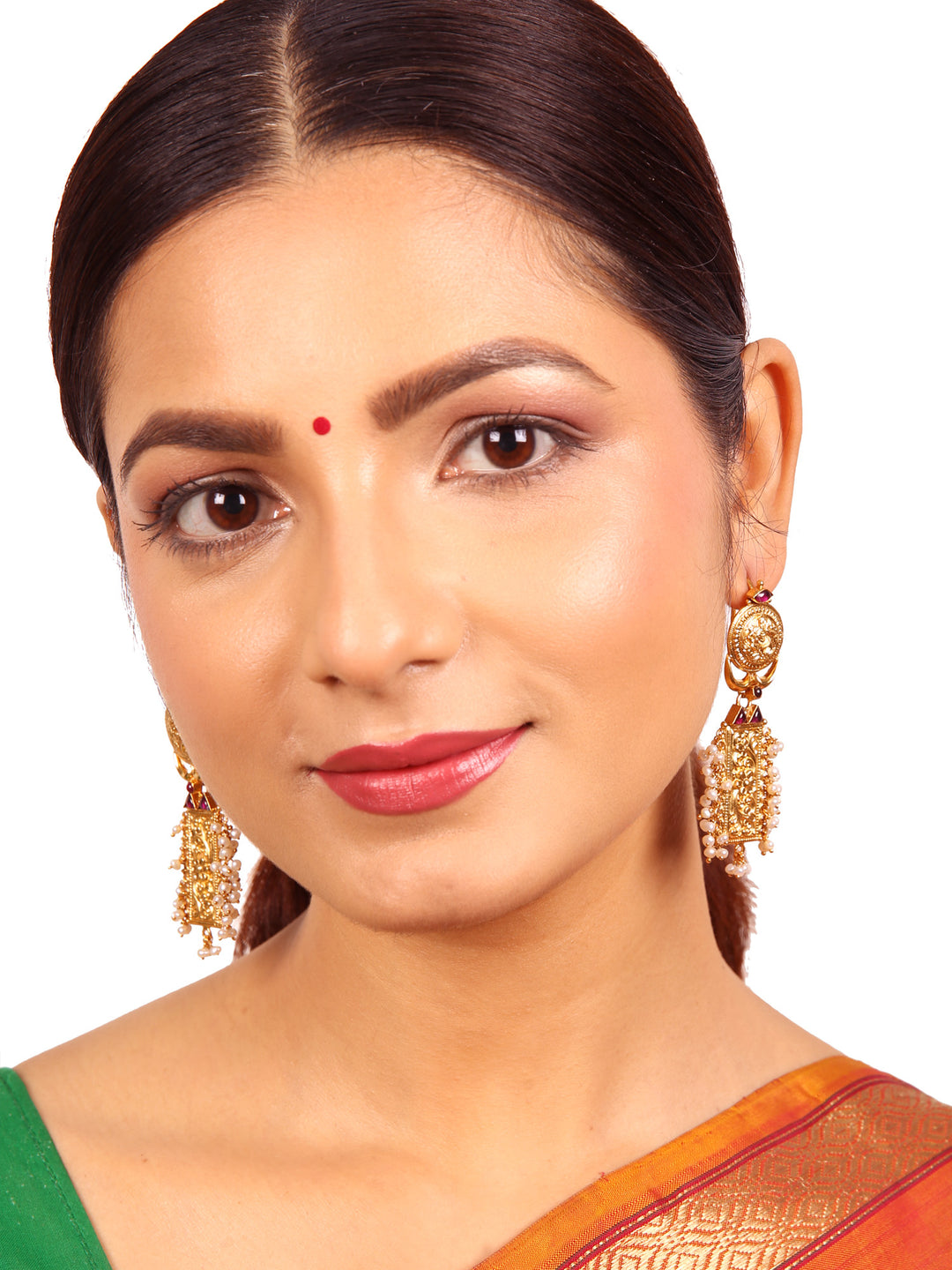 Yagavi Earring - 925 silver gold polish