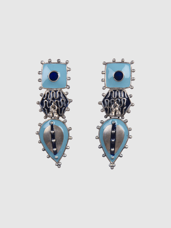 Imara contemporary 925 silver earring