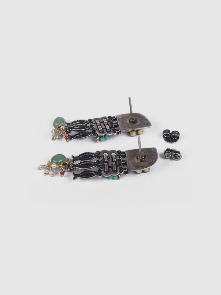 Ayati contemporary 925 silver earrings