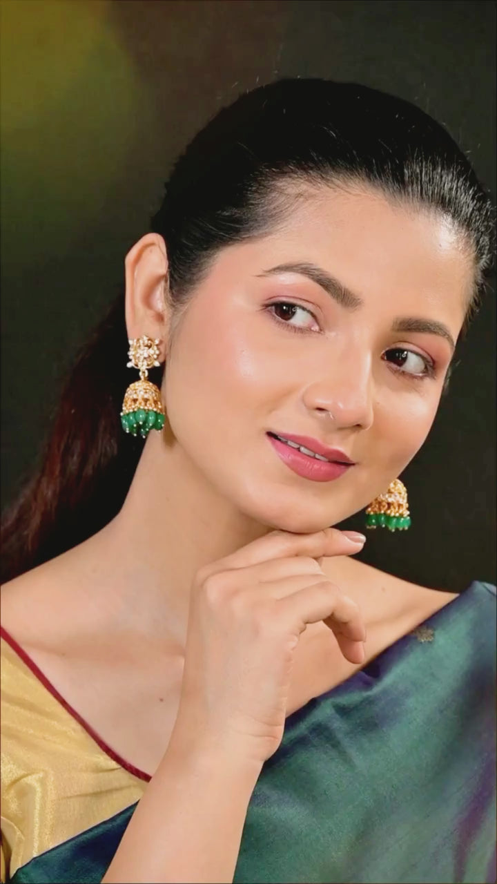 925 silver jewelry-Stud-Earring-Jhumka