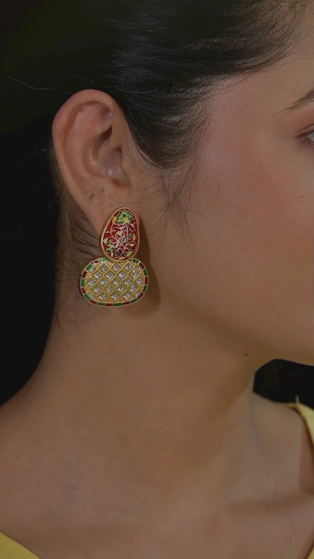 Mithila 925 silver gold plated