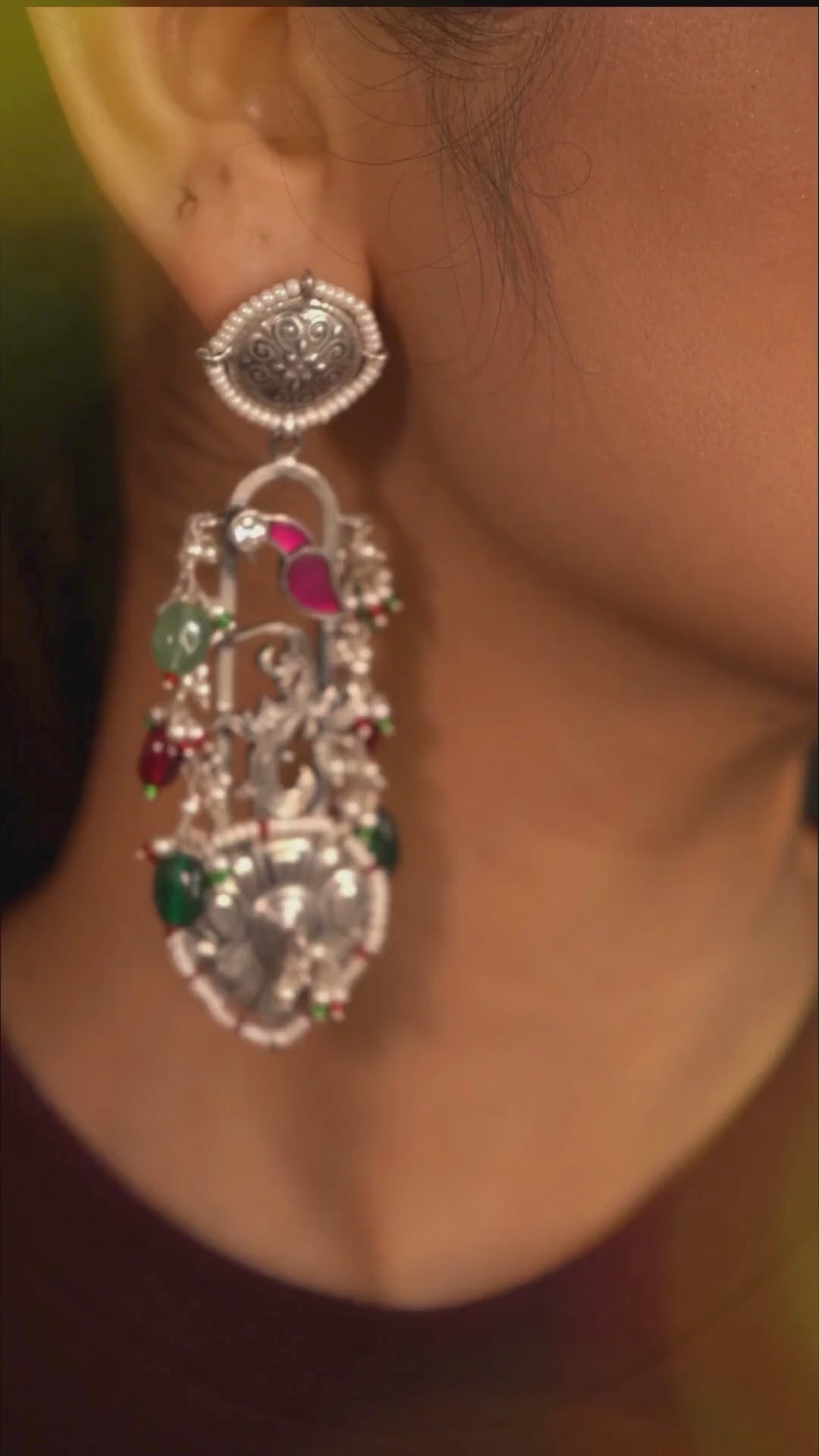 Navya 925 silver contemporary earrings