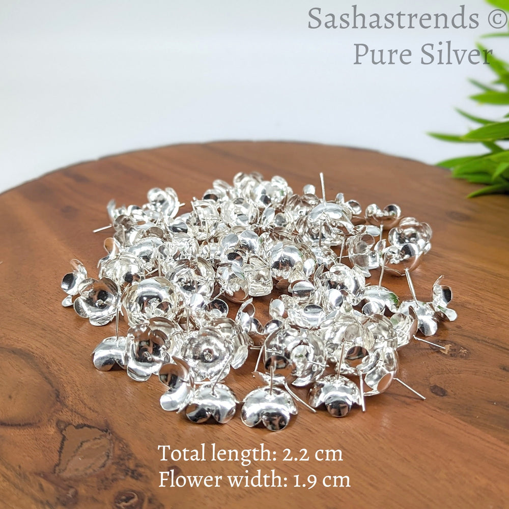 Sterling silver items, 925 silver, Navarathri collections, Pooja room items, Gifts, Namavali chant flowers