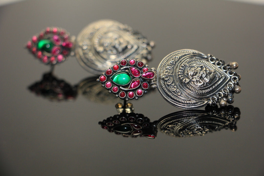 Chaaya Earring - 925 oxidized silver