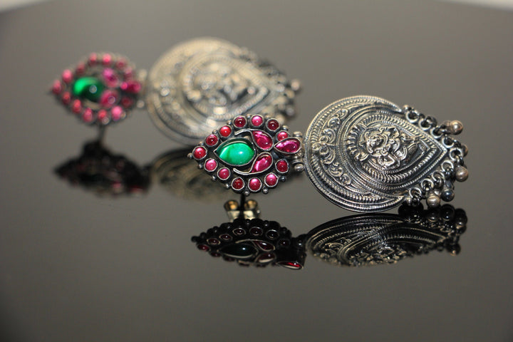 Chaaya Earring - 925 oxidized silver