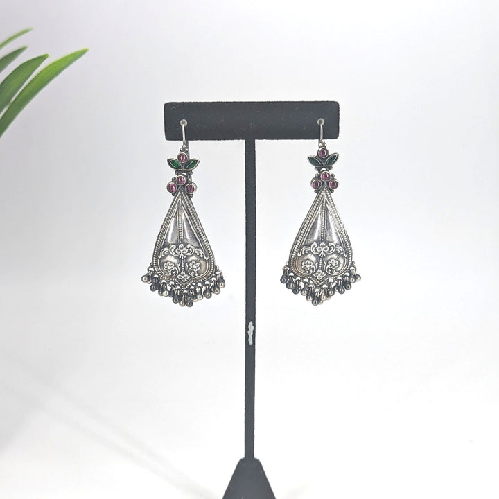Danya Hook Earring - 925 oxidized silver