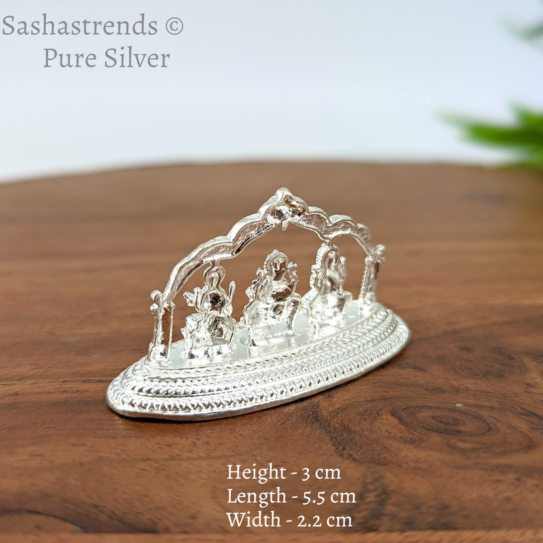 Pure silver statue- Silver god idol /Lakshmi /Ganesha - Saraswathi idol - 925 silver gift items- return gift for Navaratri & housewarming