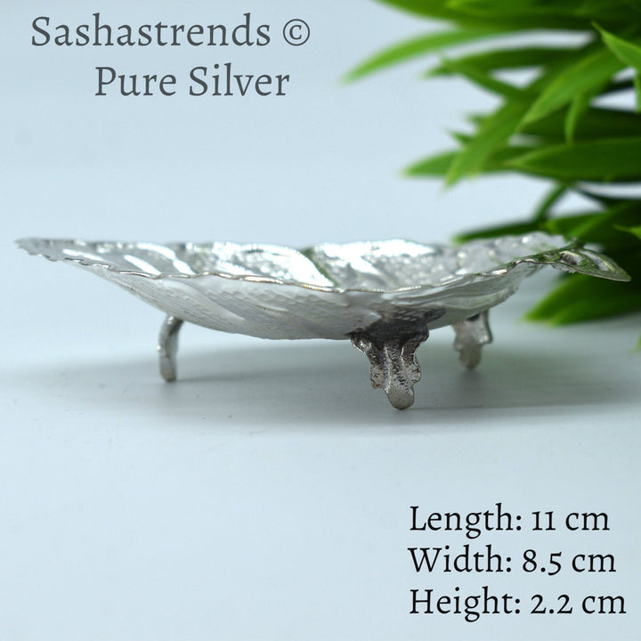 Silver bowl- pure silver gift items- silver pooja items for home, return gift for navarathri,wedding & housewarming