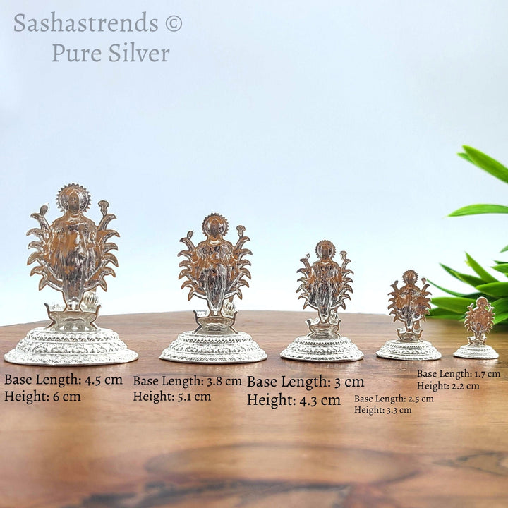 Silver god idol - Maha Vishnu idol - 925 silver gift items- pooja items for home, return gift for Navaratri & housewarming