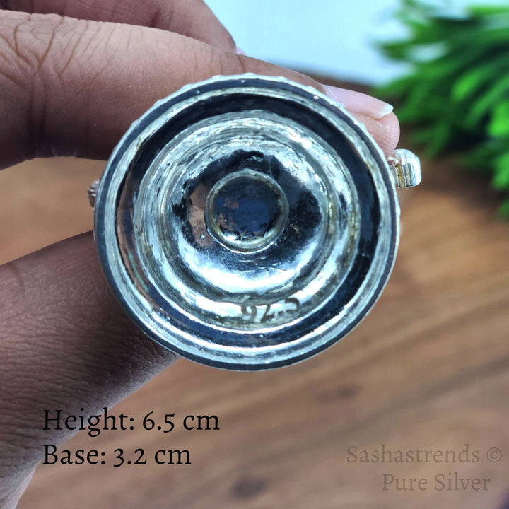 Silver god idol - Ayyappan/Manikanta idol - 925 silver gift items- pooja items for home, return gift for Navaratri & housewarming