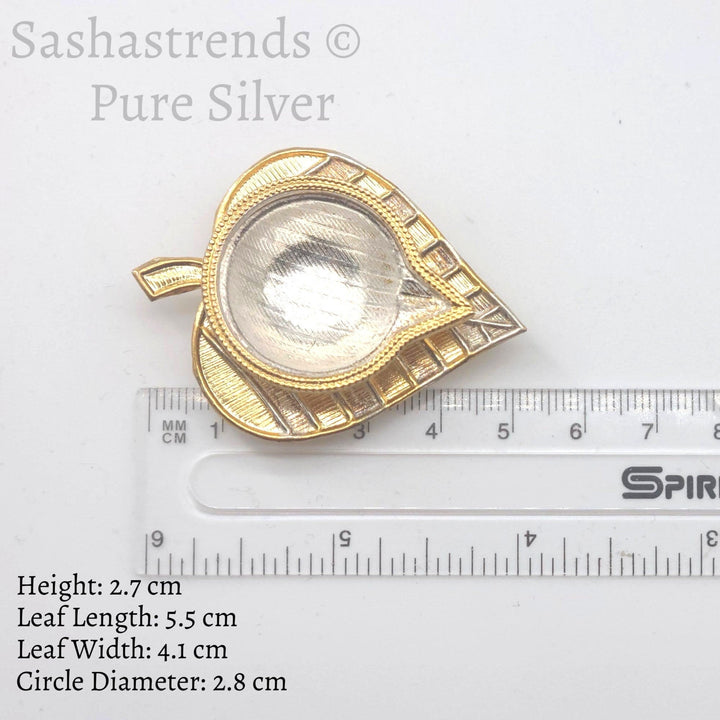 Pure silver lamp /diya - oil/ghee lamp- pure silver gift items- return gift for navarathri, wedding & housewarming