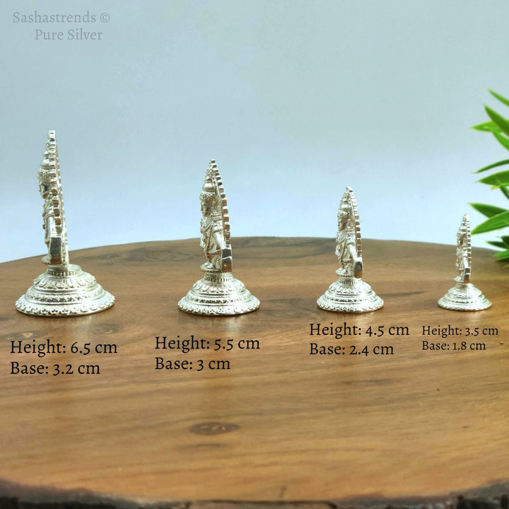 Silver god idol - Ayyappan/Manikanta idol - 925 silver gift items- pooja items for home, return gift for Navaratri & housewarming