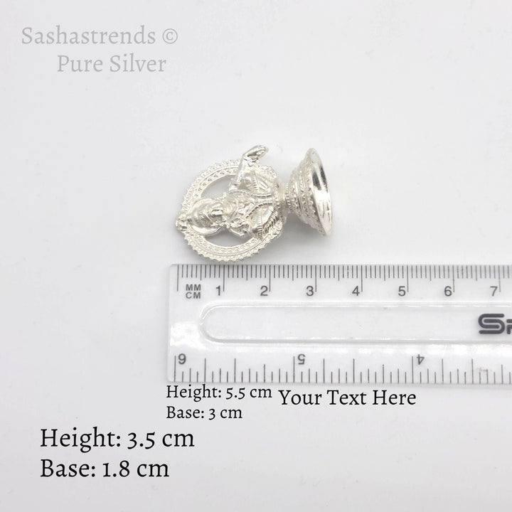 Silver god idol - Ayyappan/Manikanta idol - 925 silver gift items- pooja items for home, return gift for Navaratri & housewarming